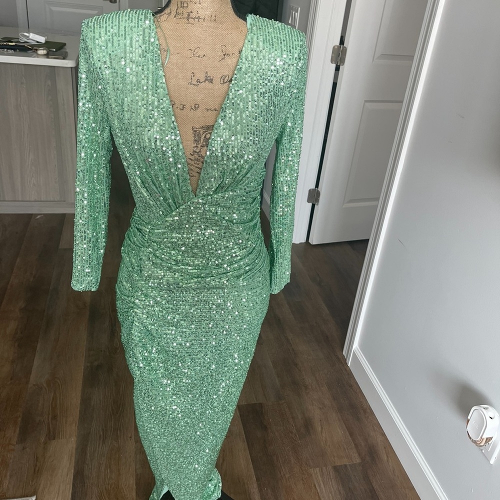 Formal sequence maxi dress